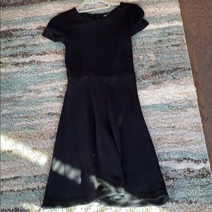Madewell Black Short Sleeve Dress